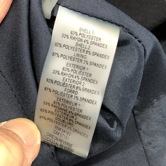 Calvin Klein Black Gold buttoned Knee Length Pencil Skirt size 12 - Picture 6 of 14